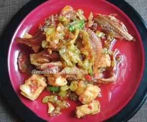 Resep mudah Tumis pare ikan asin Paling Enak