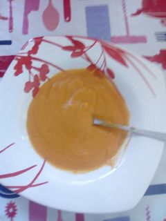 Una foto de Puré o crema de zanahoria