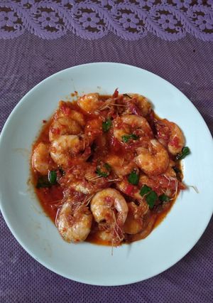 Foto resep Udang saos padang
