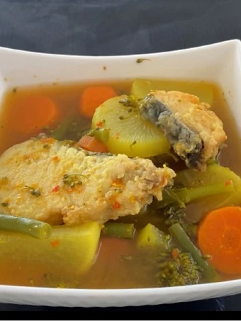 Easy Steps to Make Recipe Sour curry with White radish and fry fish that is Delicious, Really Delicious}