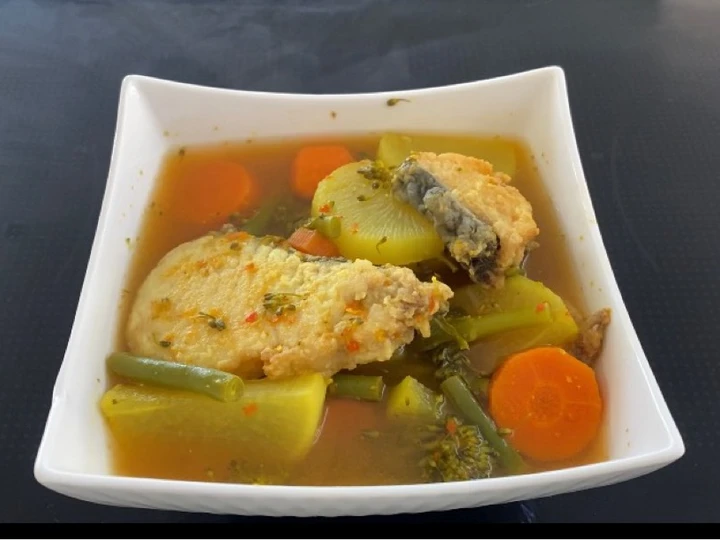 Easy Steps to Make Recipe Sour curry with White radish and fry fish that is Delicious, Really Delicious}