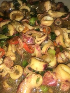 Foto resep Tumis cumi asin