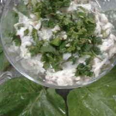 A picture of Kashmiri muli ki chutney.