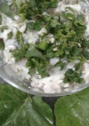 A picture of Kashmiri muli ki chutney.