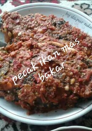 Foto resep Pecak ikan mas bakar