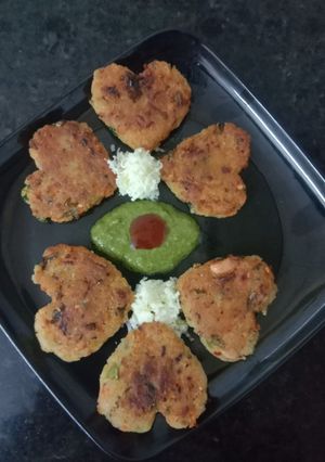 A picture of Vegetable Pattice.
