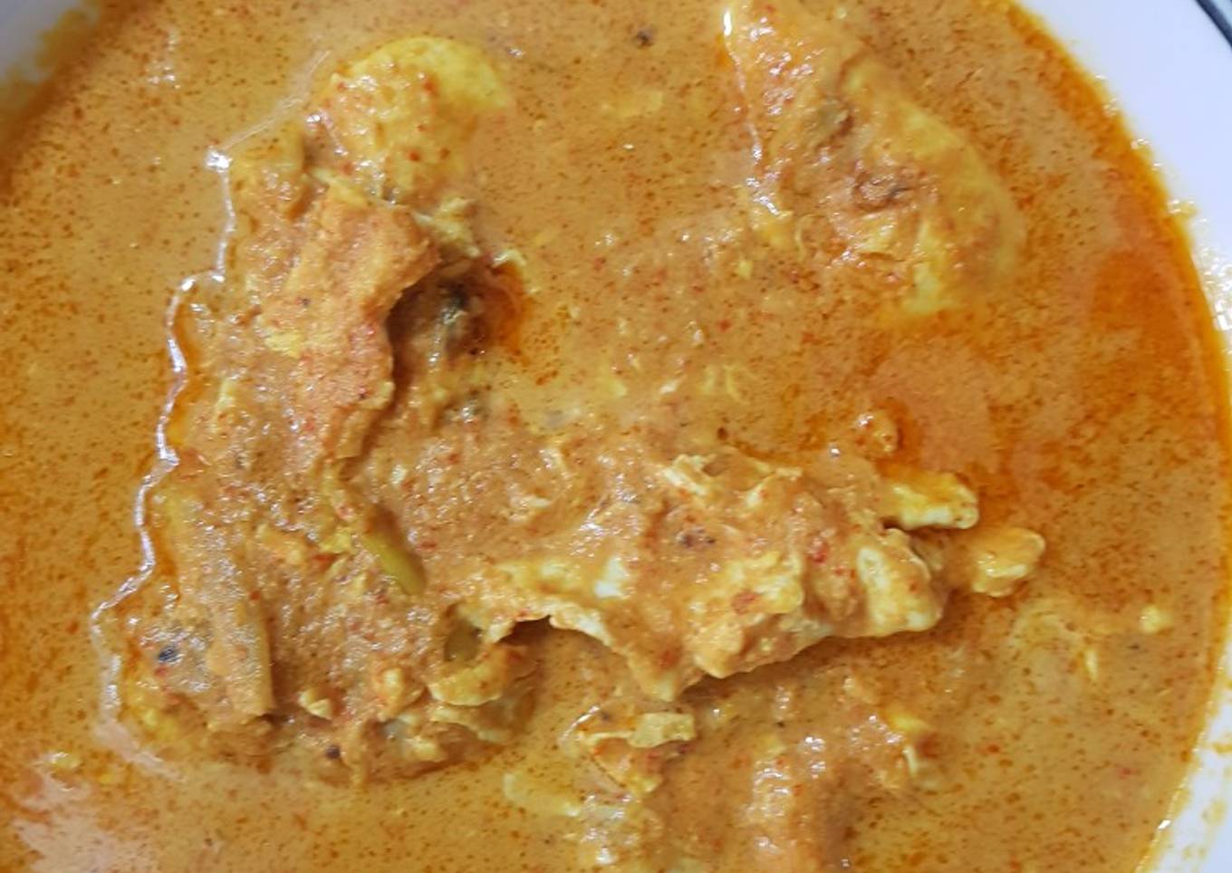 Gulai Telor a la Melayu Riau