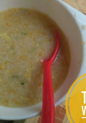 Foto resep MPASI bubur telur wortel