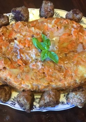 A picture of California Farm Potato Meatball Mash.