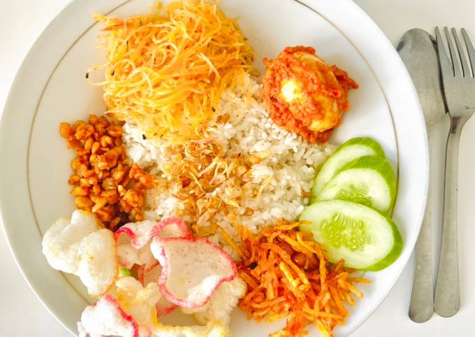 Nasi uduk rice cooker