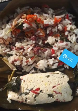 Foto resep Pepes Nasi Teri