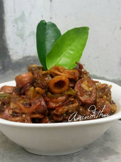 Foto resep Cumi asin sambel ijo