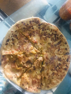 A picture of Aalu ka paratha.
