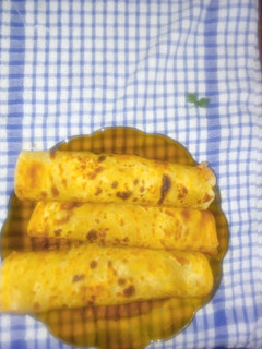 A picture of Pumpkin chapati.