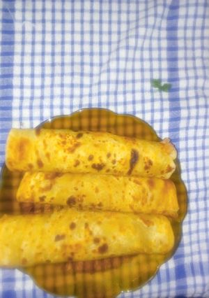 A picture of Pumpkin chapati.