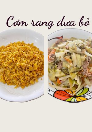 Hình của món Cơm rang dưa bò.