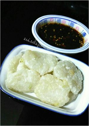 Foto resep ⛄ Cireng salju+bumbu rujak