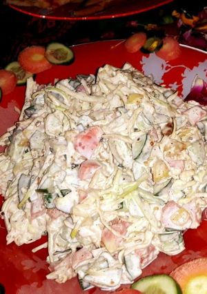 A picture of Dahi salad.