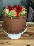 Pastel de chocolate y Nutella