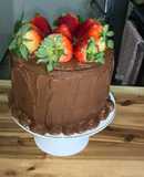 Pastel de chocolate y Nutella