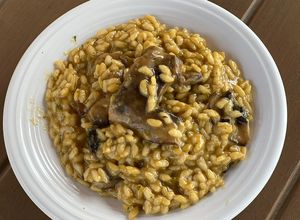 Una foto de Risotto de hongos (champiñones)