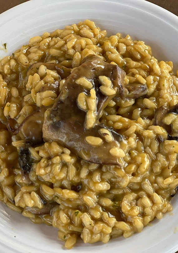 Una foto de Risotto de hongos (champiñones)