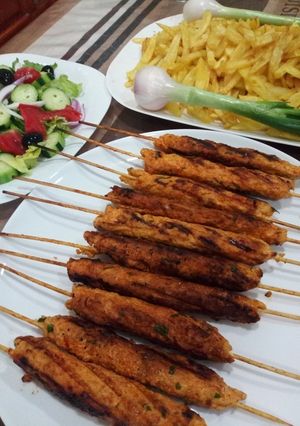 صورة لوصفة كباب الديك الرومي 🦃 شيش طاووق بتتبيلة رائعة