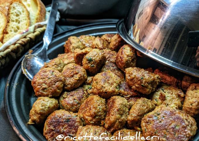 Polpette di manzo e zucchine speziate