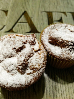 Una foto de Magdalenas de zanahoria y manzana