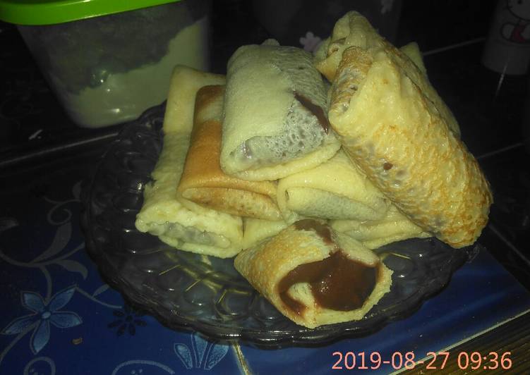 Bumbu Dardar gulung vla coklat | Cara Membuat Dardar gulung vla coklat Yang Menggugah Selera