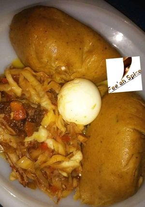 A picture of Moimoi wv cabbage sauce.