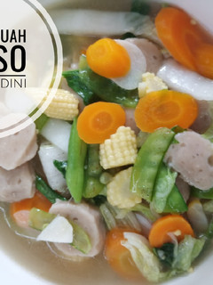 Foto resep Capcay Kuah Bakso