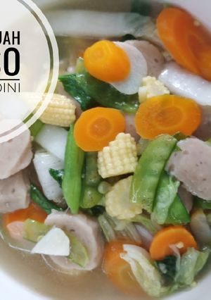 Foto resep Capcay Kuah Bakso