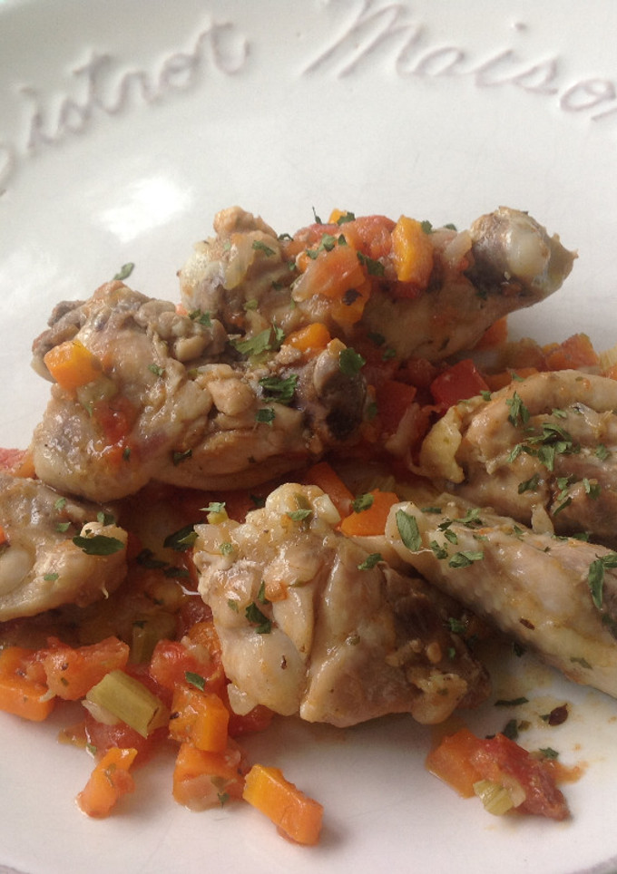 Una foto de Pollo braseado