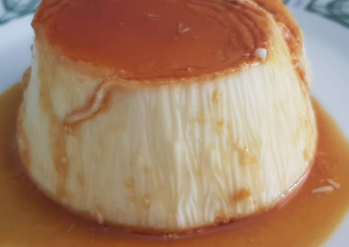 Flan de queso sin azúcar y bajo en grasa. Sin horno