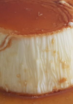 Foto principal de Flan de queso sin azúcar y bajo en grasa. Sin horno