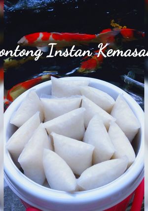 Foto resep Ketupat Mini Instan / Lontong 3bahan (kemasan 600gr)