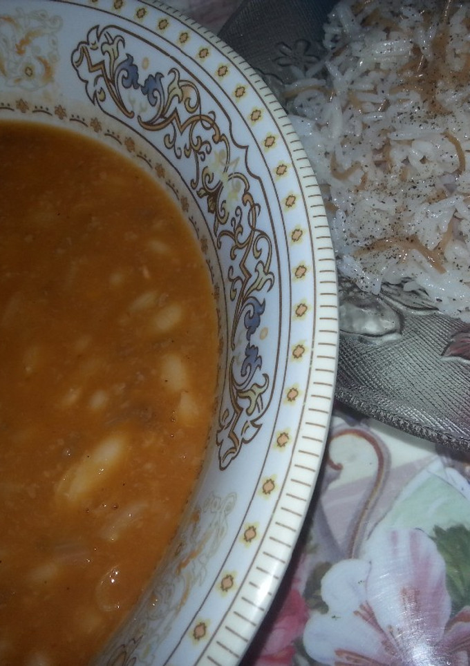 صورة لوصفة وصفة فاصوليا حب ورز