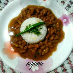 A picture of Rajma Rice.
