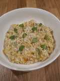 Slow cooker butternut squash risotto