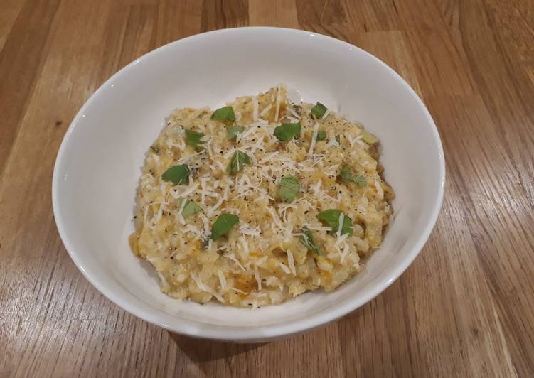 Steps to Make Award-winning Slow cooker butternut squash risotto