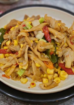 Foto resep Tumis Jamur Tiram Pedas