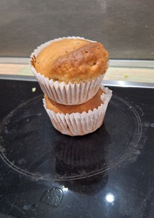 Une photo de Muffin cranberries chocolat blanc