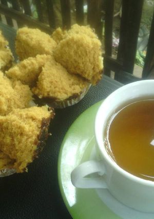 Foto resep Bolu kukus gula merah mekar merekah sempurna(umi naya)