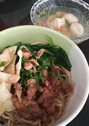 Foto resep Mie yamin khas bandung