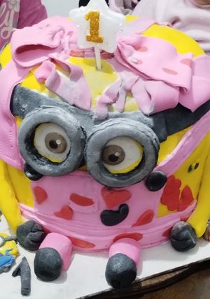 Una foto de Torta Minions!! Para Lara💛💛💛