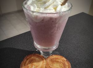 Une photo de Milk-shake à la fraise