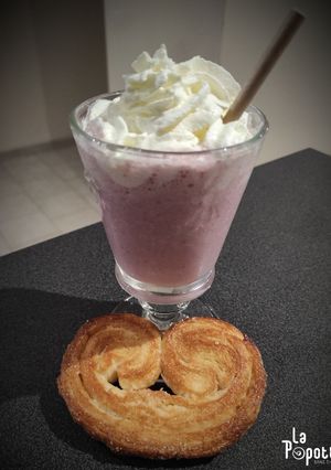 Une photo de Milk-shake à la fraise