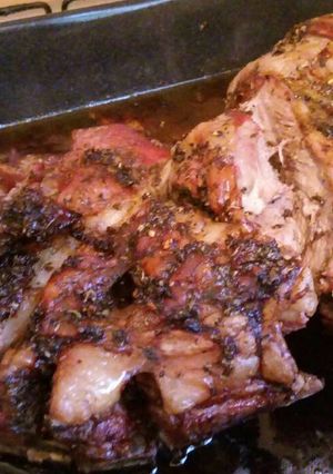 Una foto de Cordero al horno