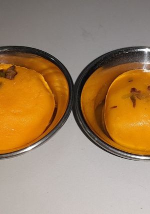 A picture of Instant kesar peda recipe | quick and easy peda recipe.